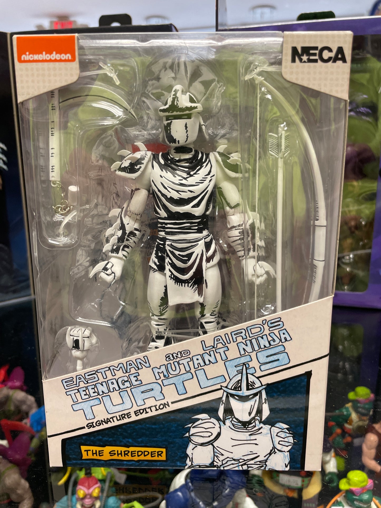 NECA TMNT Mirage Shredder signature edition no card