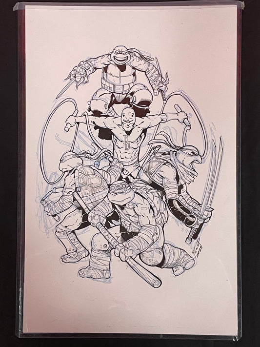 TMNT Daredevil O/A by Fero P. With exclusive 11x17 signed print by TMNT artist Fero P.