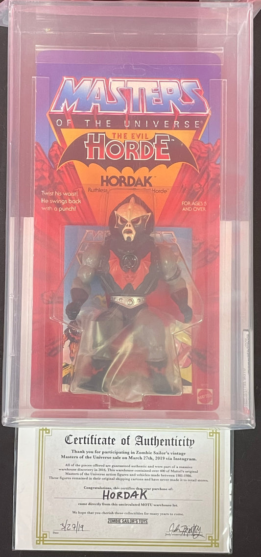 Masters of the Universe Hordak vintage figure 1984 Graded 80