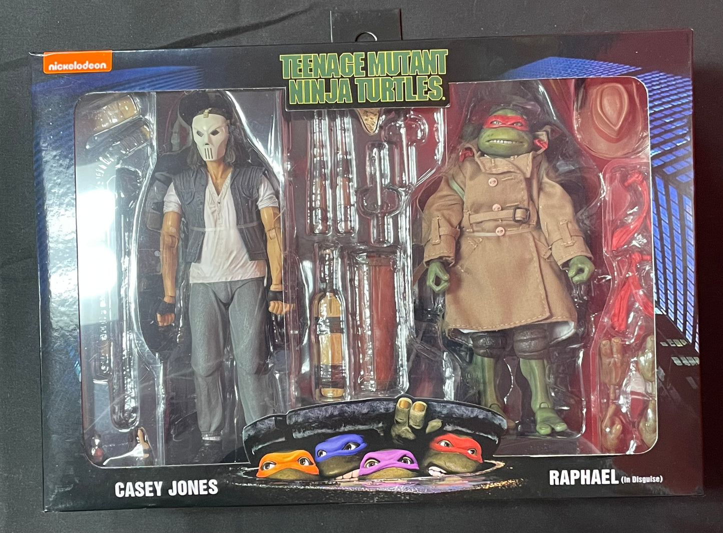 TMNT Casey Jones / Raphael NECA action figure 2 pack