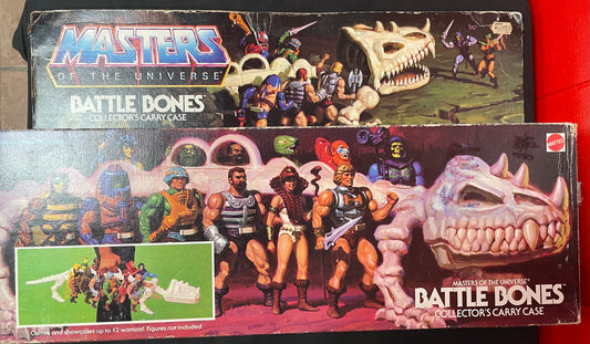 Masters of the Universe Battle Bones 1984 vintage carrying case sealed NIB