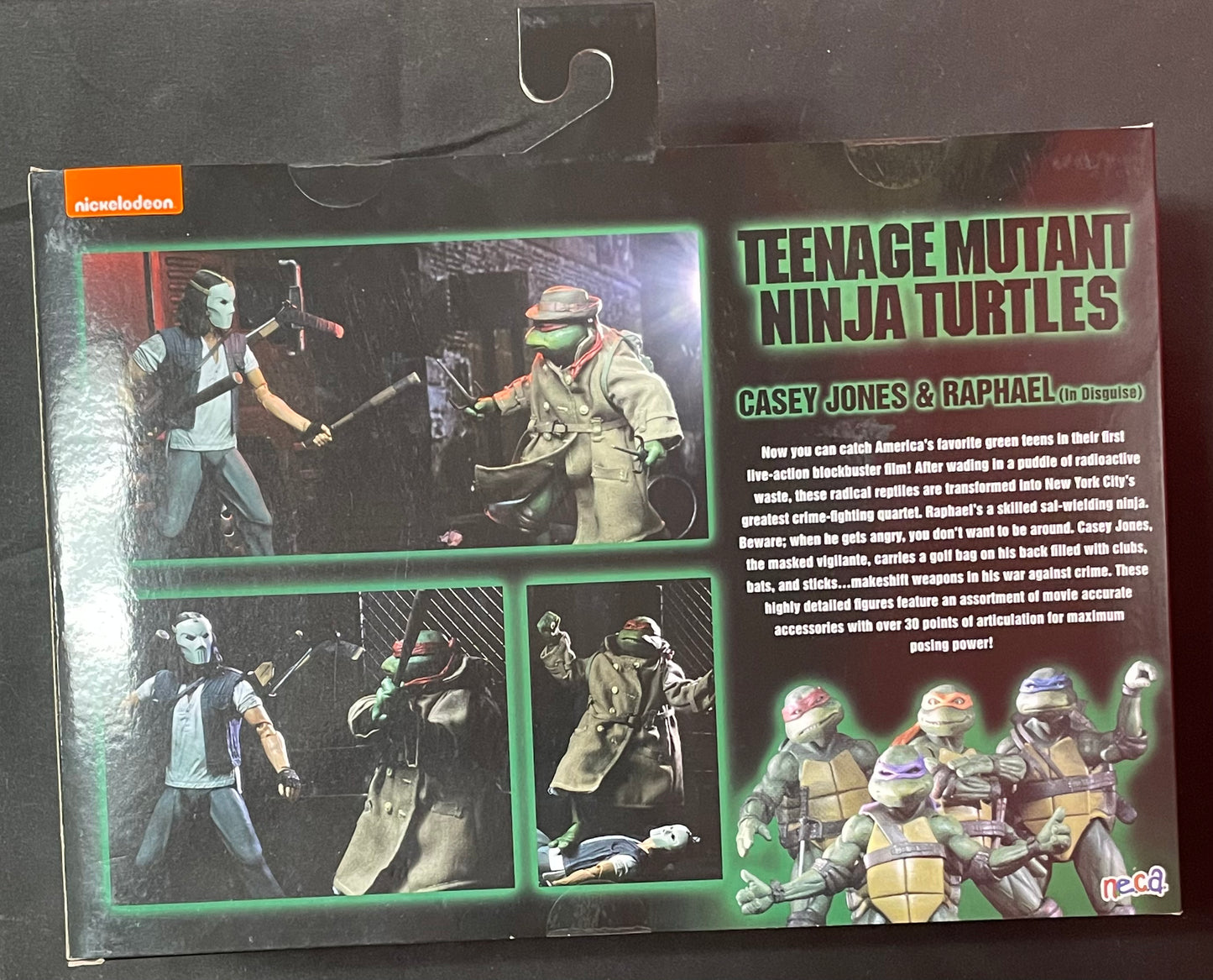 TMNT Casey Jones / Raphael NECA action figure 2 pack