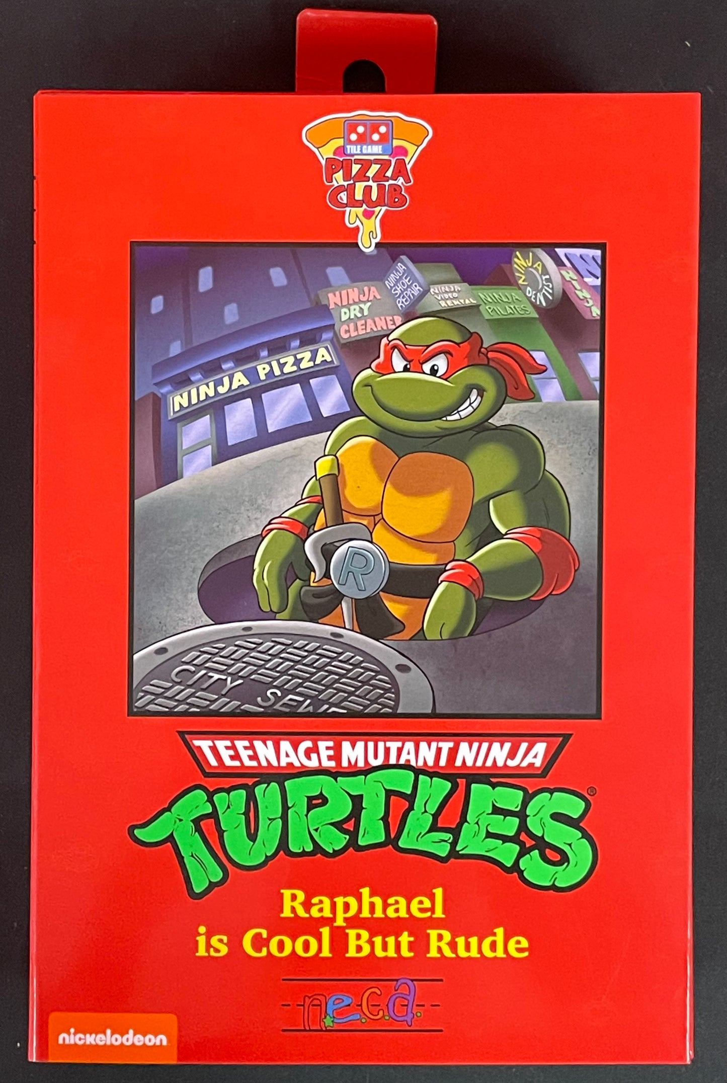 TMNT Pizza Club Raphael NECA Haul-a-thon action figure