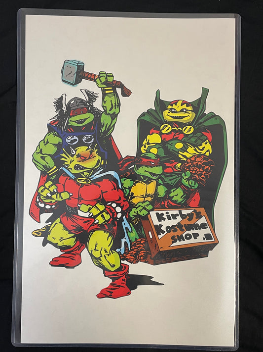 Eastman’s Costume Turtles 11 x 17 Toy Ninjas Exclusive Print