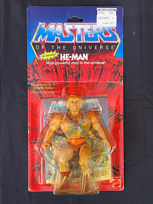 Masters of the Universe   He-Man vintage action figure sealed MOC