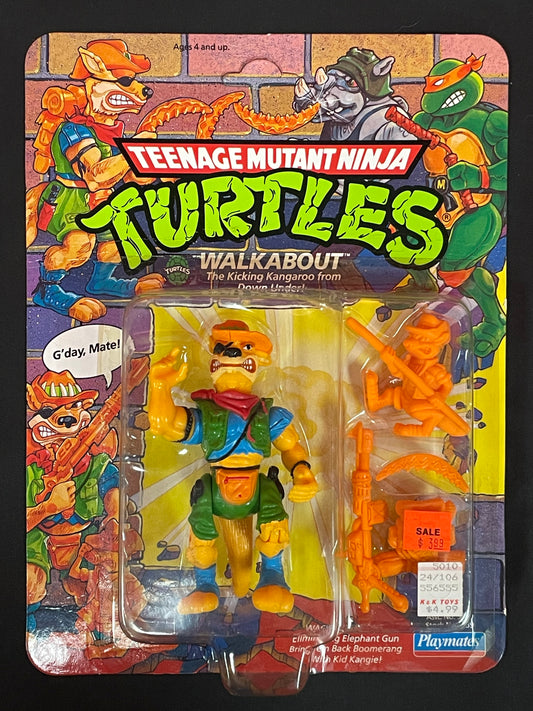 TMNT Walkabout 1991 MOC Unpunched vintage figure