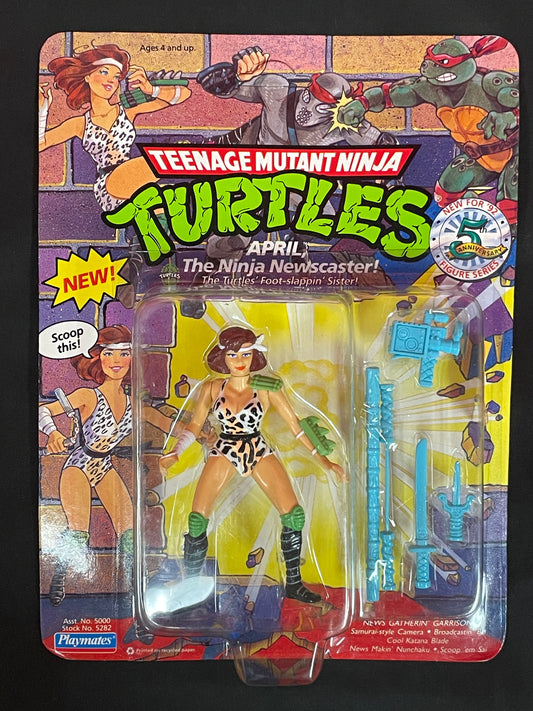 TMNT April O’Neil The Ninja Newscaster 1992 Vintage figure MOC