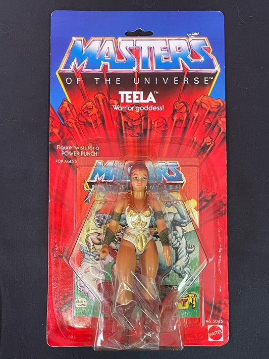 Masters of the Universe vintage Teela 1983 12 Back action figure MOC