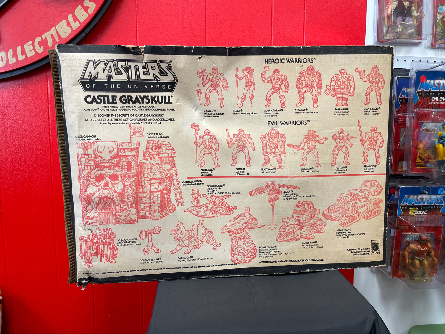 Masters of the Universe Castle GraySkull vintage NIB SEALED 1983